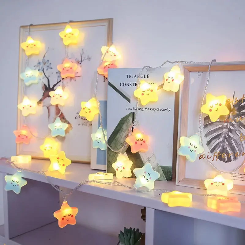 1.5 متر/3 متر قوس قزح ، نجمة ، سحابة سلسلة أضواء LED الزخرفية الجنية ضوء USB بالطاقة أضواء وميض أضواء للحزب ديكور غرفة نوم #4