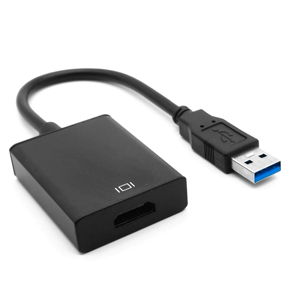 USB 3.0 to HDMI female converter high-definition conversion cable laptop TV projector conversion display card 0.25m