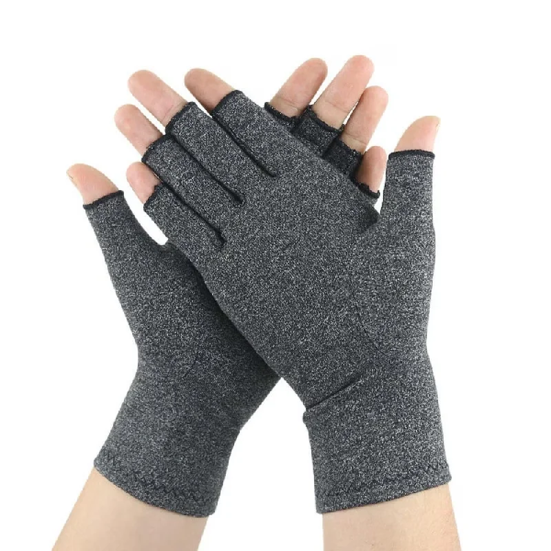 1Pair Arthritis Gloves Women Men, Carpal Tunnel, Rheumatiod, Tendonitis, Fingerless Hand Thumb Compression Gloves