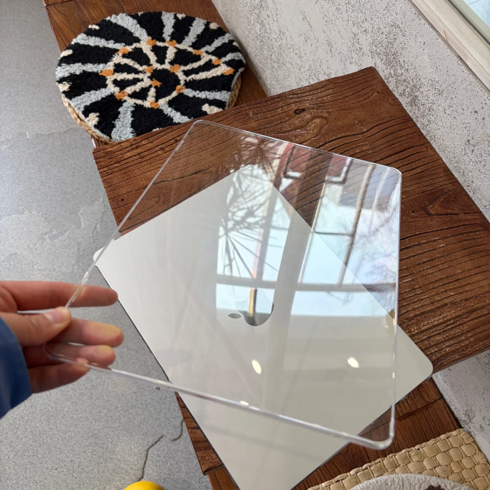 New Crystal Clear Laptop Case For MacBook Neo 2026 Air 13 15 Pro 13 14 16 M1 M2 M3 M4 M5 Chip For Macbook Hard Protection Cover