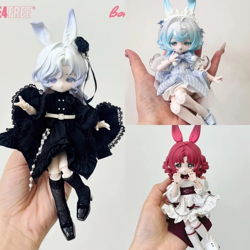 

Action Come4free 1/12 Bjd Blind Box Bonnie Meteorological Star Language Series Kawaii Rabbit Bjd Desktop Articulated Figure Toys