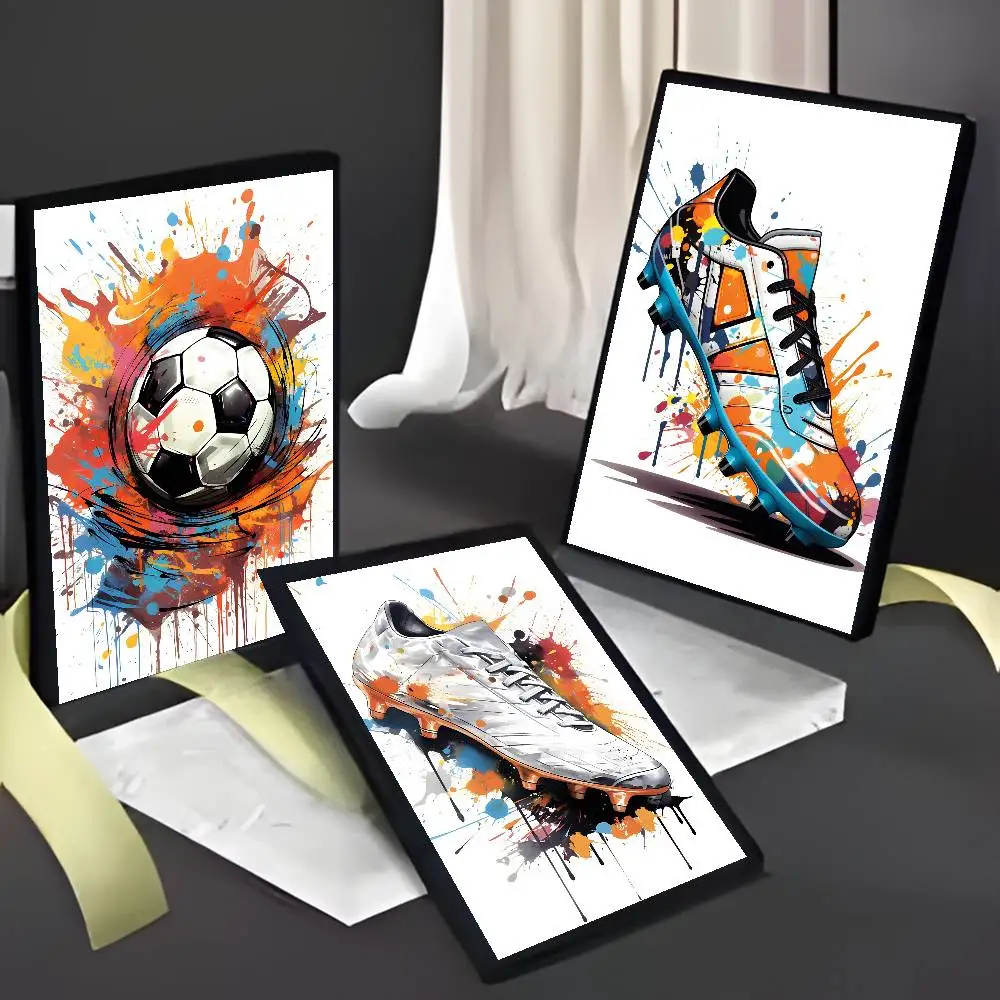 G-Graffiti Soccer Shoes Modern Art Poster Art painting poster with prints Home bedroom living room decoration gift