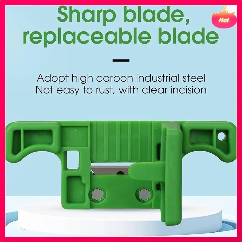 Fiber Optic Stripper Tube Stripper Cable Ribbon Stripper 1.9-3.0Mm,Loose Buffer Longitudinal Tube Stripper Green 2Pcs
