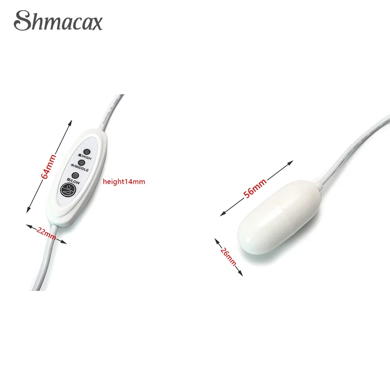 Type-C/USB Vibrator Motor 6 Modes IPX5 Waterproof Vibrator Massager Motor DC5V 0.8A With Regulator And 1.3m Long Cable