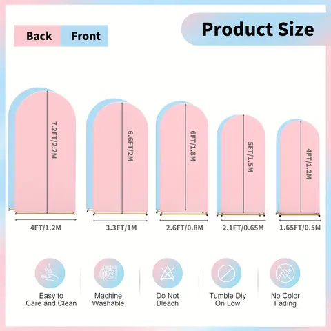 1 st/set färgblock och dubbelsidig enfärgad ballongbågeöverdrag set bröllops-/festdekoration bakgrund för fototillbehör 10 best sales ballongbåge - №10