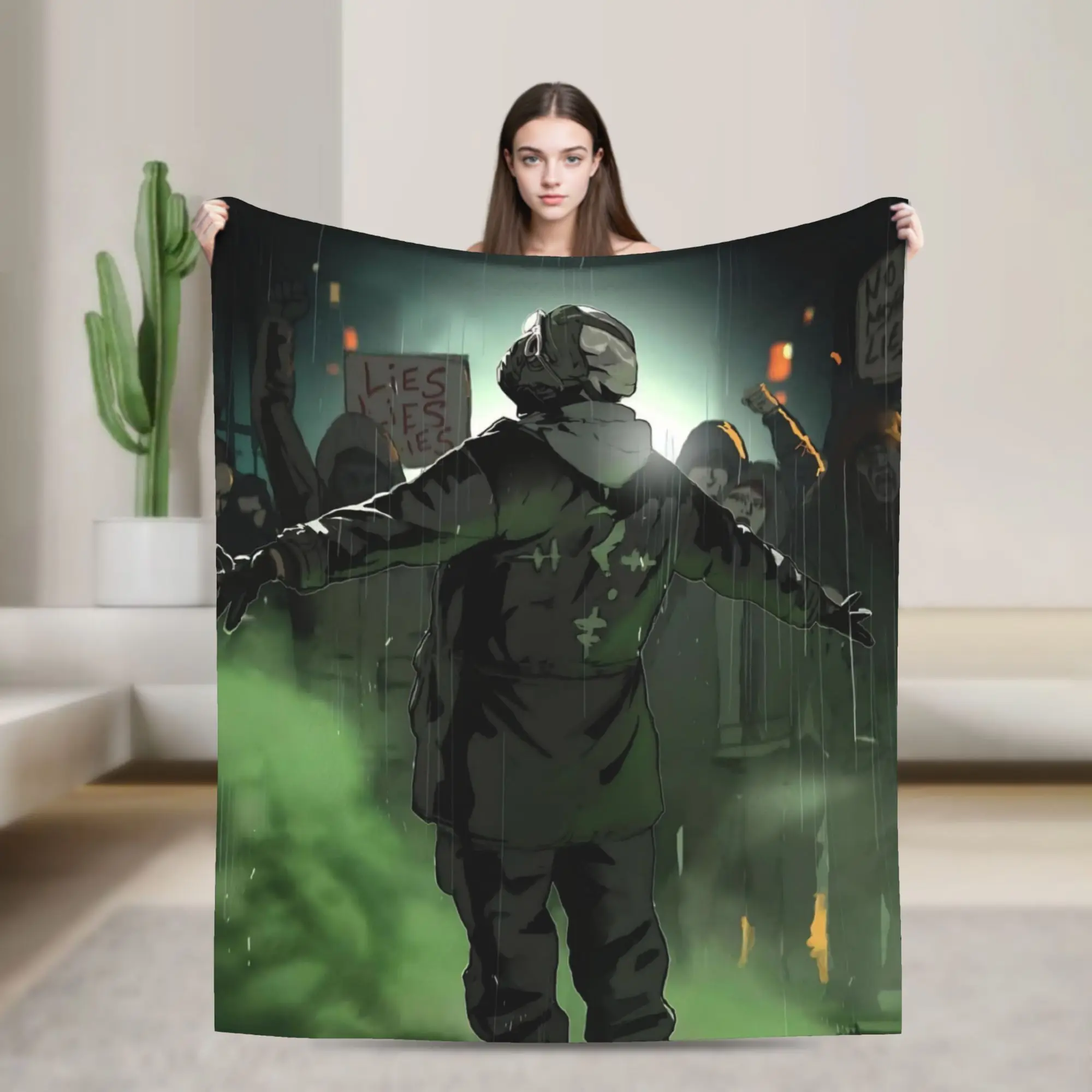 Paul Dano Riddler Blankets Fleece Spring Autumn Movie  Multifunction Super Soft Throw Blanket for Bedding Outdoor Quilt
