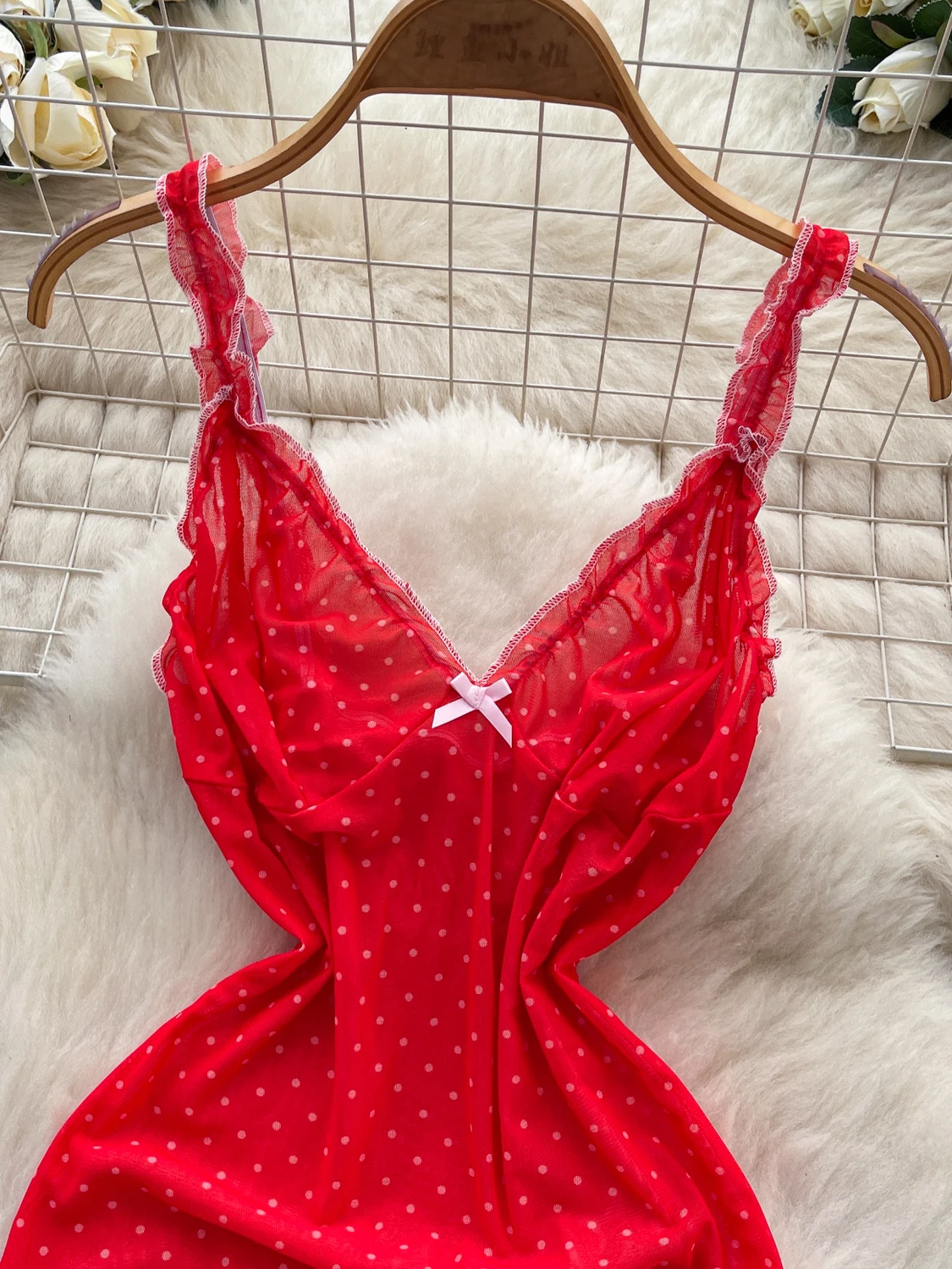 Conception d'été coupe ajustée à pois hors oulder Dr femmes taille haute Me Wrap jupe moulante coréen Sle trajet Dr