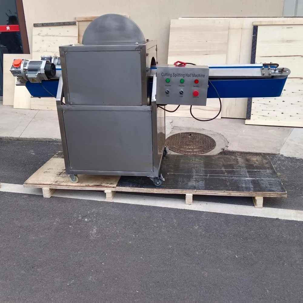 Commercial Electric for Apple Coconut Half Cutting Machine Fruit Vegetable Splitter Stainless Steel Pineapple Cutter
