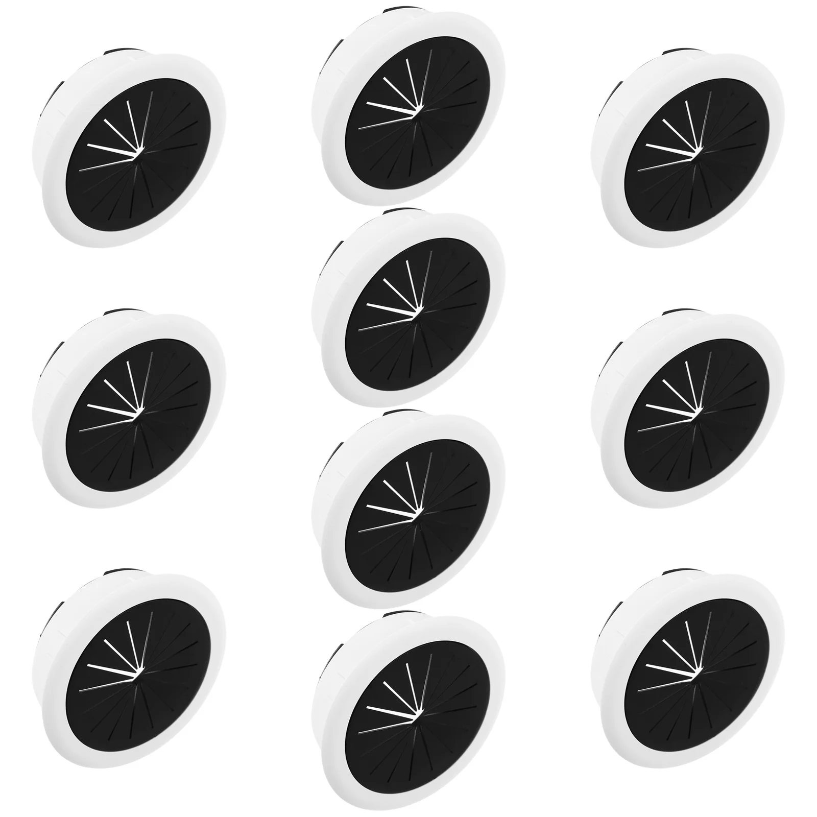 10 قطعة كابل مكتب مستدير جروميت غطاء ثقب بلاستيكي سطح المكتب سلك ثقب المنظم طاولة مكتبية إدارة الكبلات سلك مرن الحبل #6