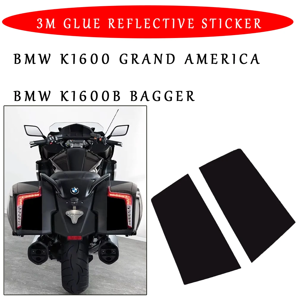

3M Reflective Paper Sticker Self-Adhesive Side Luggage Compartment for BMW K1600 Grand America Motorcycle Accessory