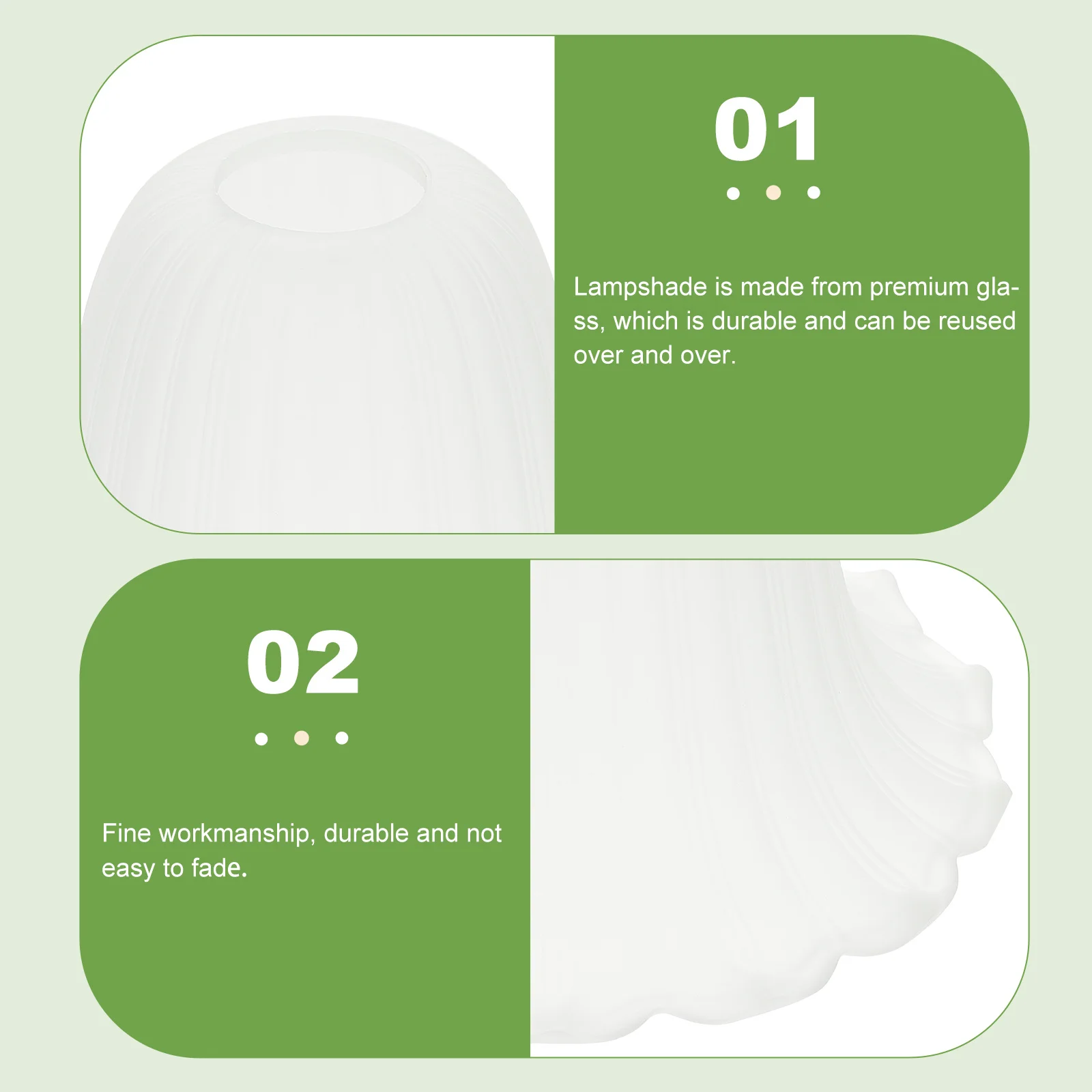 

1Pcs Glass Lamp Cover Stylish Reusable Shade for Ceiling Light Candelabra Bulb Fixture Modern Simple Decor Lamp Shell Household