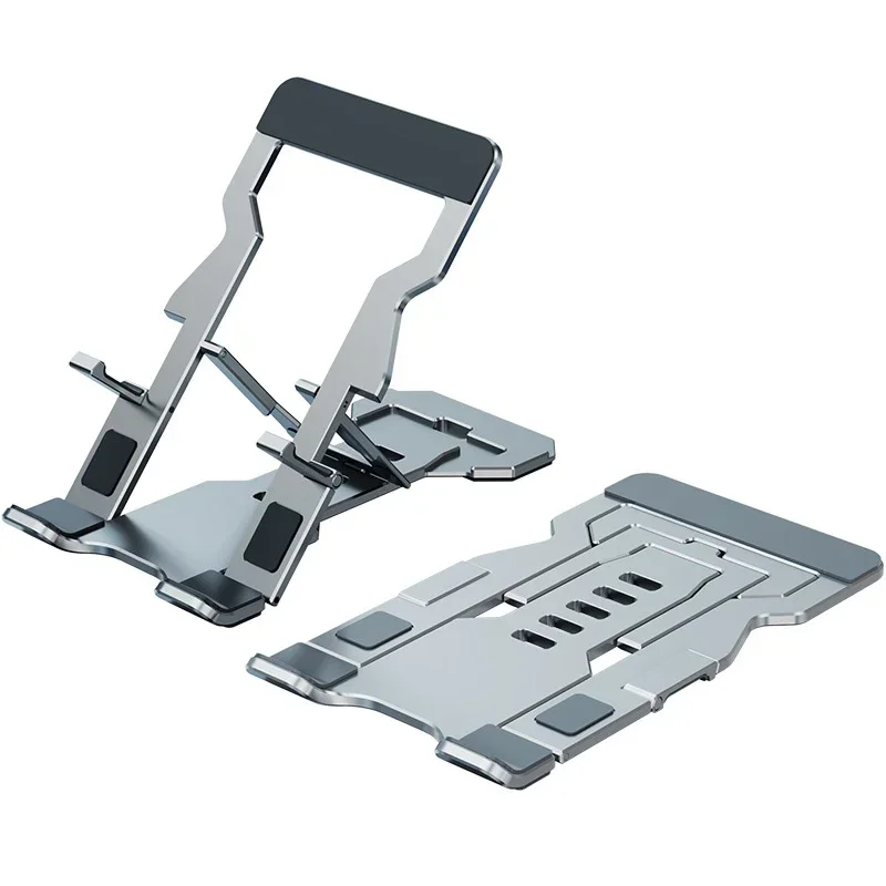 Aleación de aluminio 360 °   Soporte de escritorio de metal para teléfono móvil, soporte ajustable para tableta de escritorio para iPad