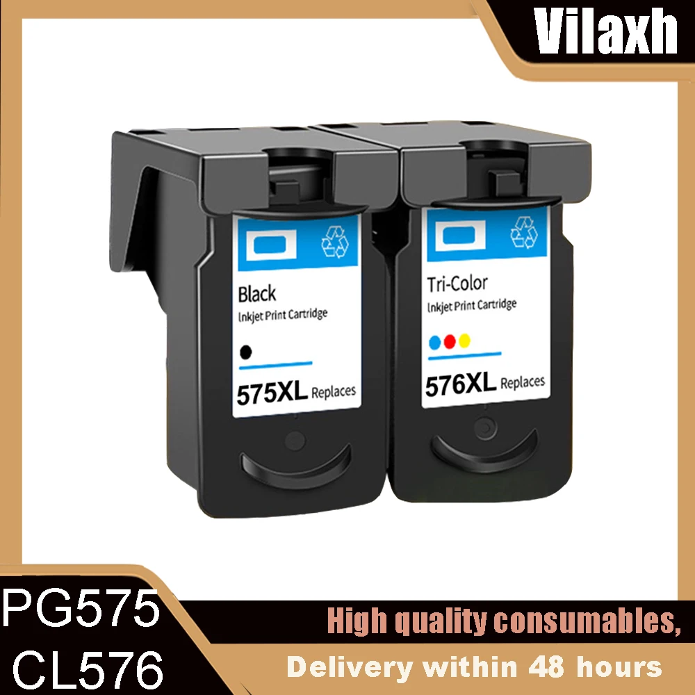 

Восстановленные чернильные картриджи PG-575 CL-576 (575XL, 576XL) для принтеров Canon PIXMA TS3550i, TS3551i, TR4750i, TR4751i