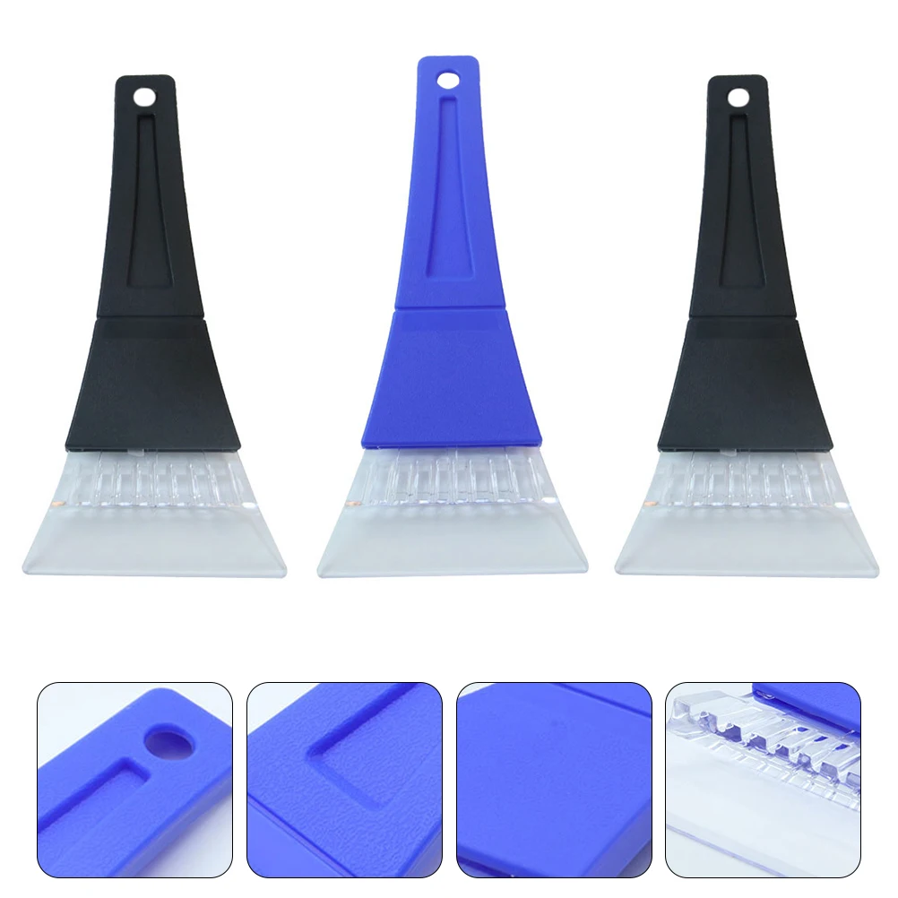 

3 Pcs Snow Shovel Removal Helper Ice Tool Scooper Deicing Car Scraper ABS Vehicle Windshield
