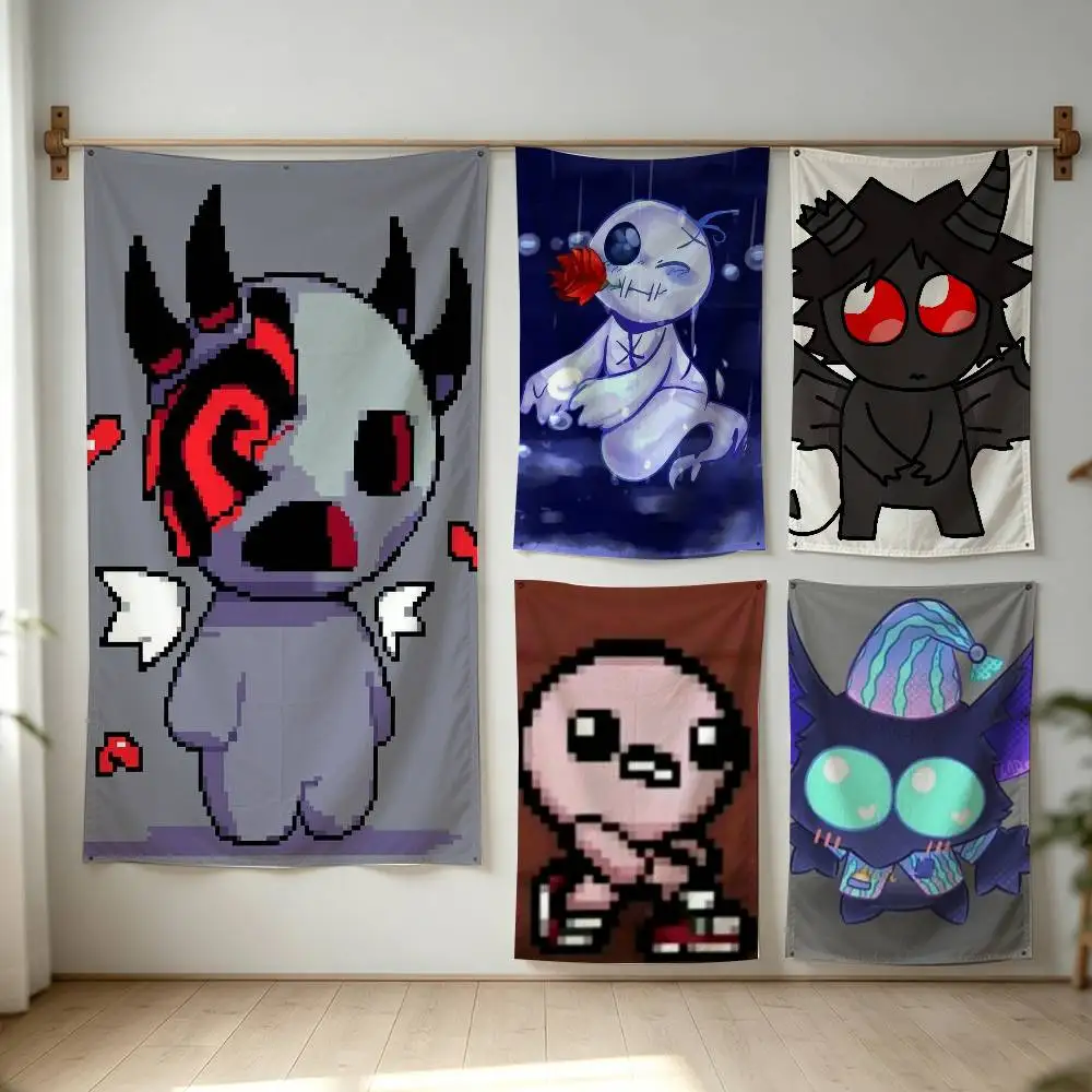 The B-Binding Of I-Isaac Flag Digital Printing Banner for Garage Wall Out Door Decoration
