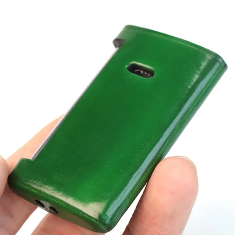 

Новинка 2026, кожаная защитная сумка для прикуривателя, кожаный держатель для хранения прикуривателя ручной работы, мужской декоративный чехол для прикуривателя LI616