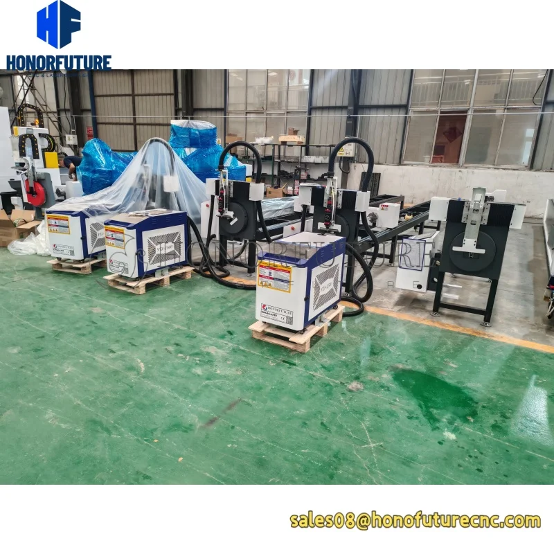 SUP 21/23T 1500w 2KW 3KW 6000w Multifunctional 4in1 5in1 Handheld Fiber Laser Welding Cleaning Cutting Machine with Max Raycus