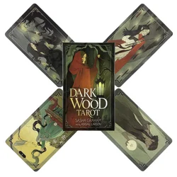 Dark Wood Tarot Cards A 78 Deck Oracle English Visions Divination Edition Borad Playing Games