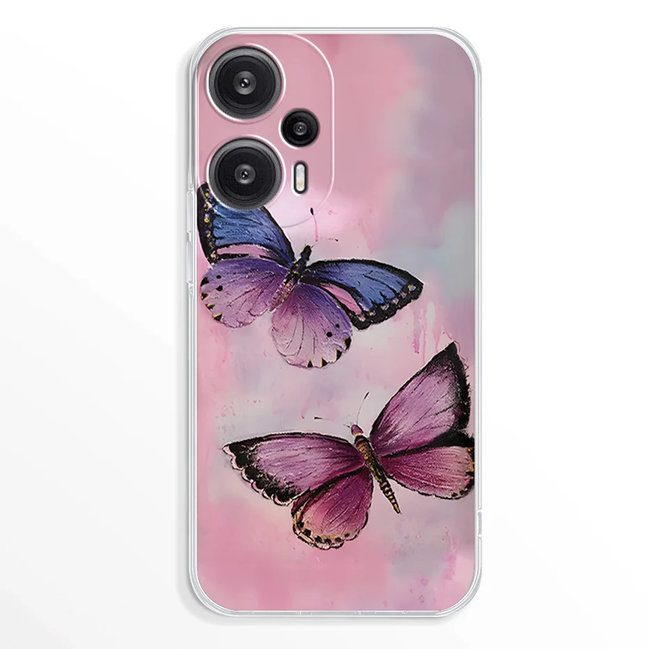 For Xiaomi Poco F5 Case For Poco F5 Pro Cover Clear Soft Silicone Fundas Transparent TPU Phone Cases For PocoF5 F5Pro Case Coque