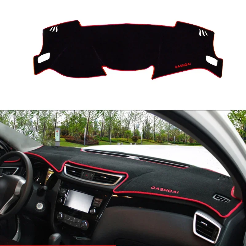 

Car Dashboard Sun Shade Cover Instrument Desk Non-slip Mat For Nissan Qashqai J11 2014 2015 2016 2017 2018 2019 2020 Accessories