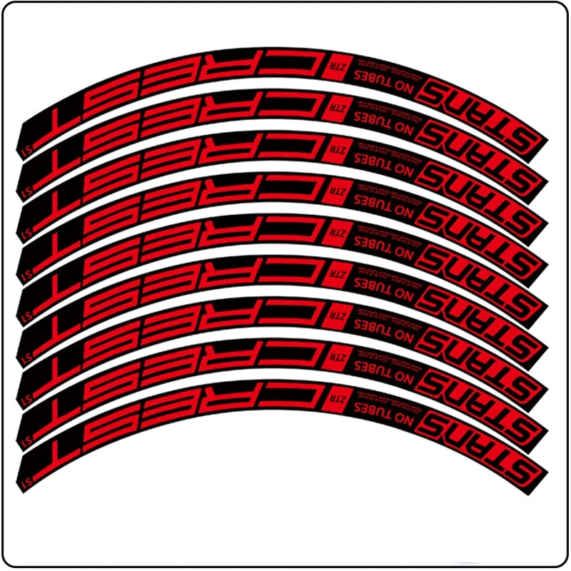 Stickers for Bike MTB Rim Sticker Road Wheel Decals width 20mm 24\