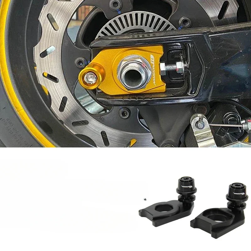Motorcycle Chain Adjustment Rear Wheel Slider Bearing Bracket For SYM MAXSYM TL500 TL508 CNC Aluminum Modification Accessories