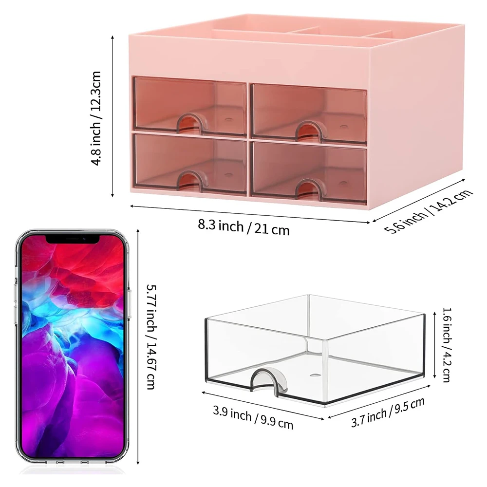 صندوق تخزين سطح المكتب، خزانة الأدراج، فرز قرطاسية الطلاب، رف تخزين متنوع للمكتب
