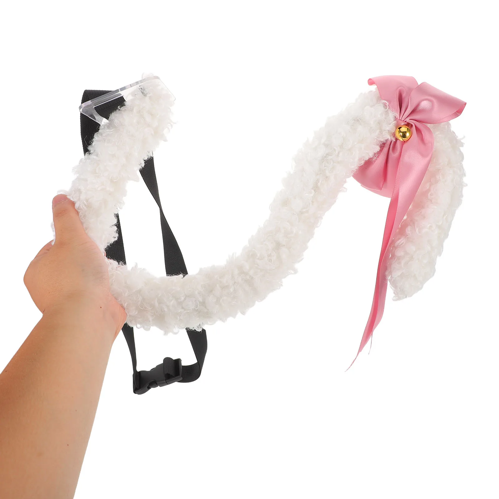 

1 Ear Hair Barrettes Tail Kit Halloween Cosplay Accessories Convention Party Festival Animal Ears Bow Set Dress Up Props
