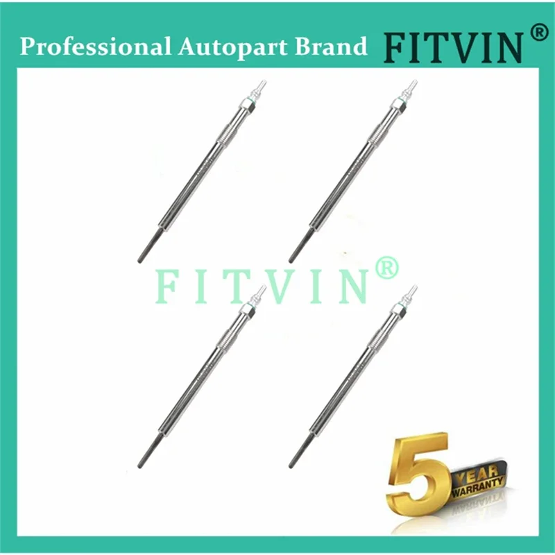 4pcs/Set New Glow Plug 6711590101 for SSANGYONG ORIGINALE  ACTYON KORANDO C RODIUSCOD Korando New Actyon 2.0
