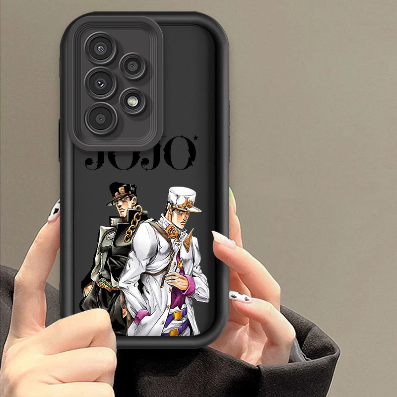 Cool J-JoJo Bizarre Adventure Anime For Samsung A73 A71 A54 A53 A52 A51 A33 A32 A21S A14 A13 A12 A25 A04 A05 5G Eye Ladder