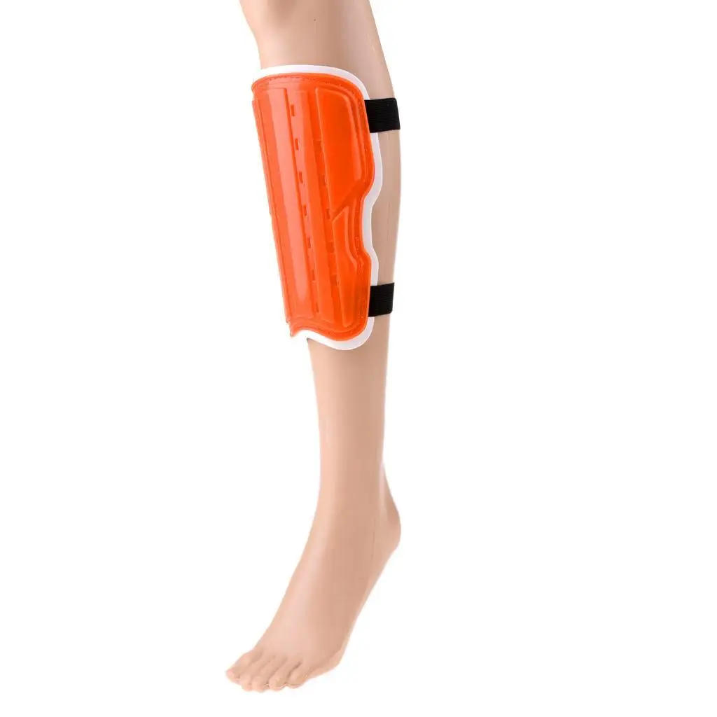 Flexible Soccer Shin Guards Non-deformable And User Friendly Humanized Curve PU Football Training