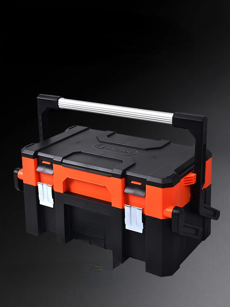 Finishing box hardware toolbox large industrial suitcase folding car home electrician storage box