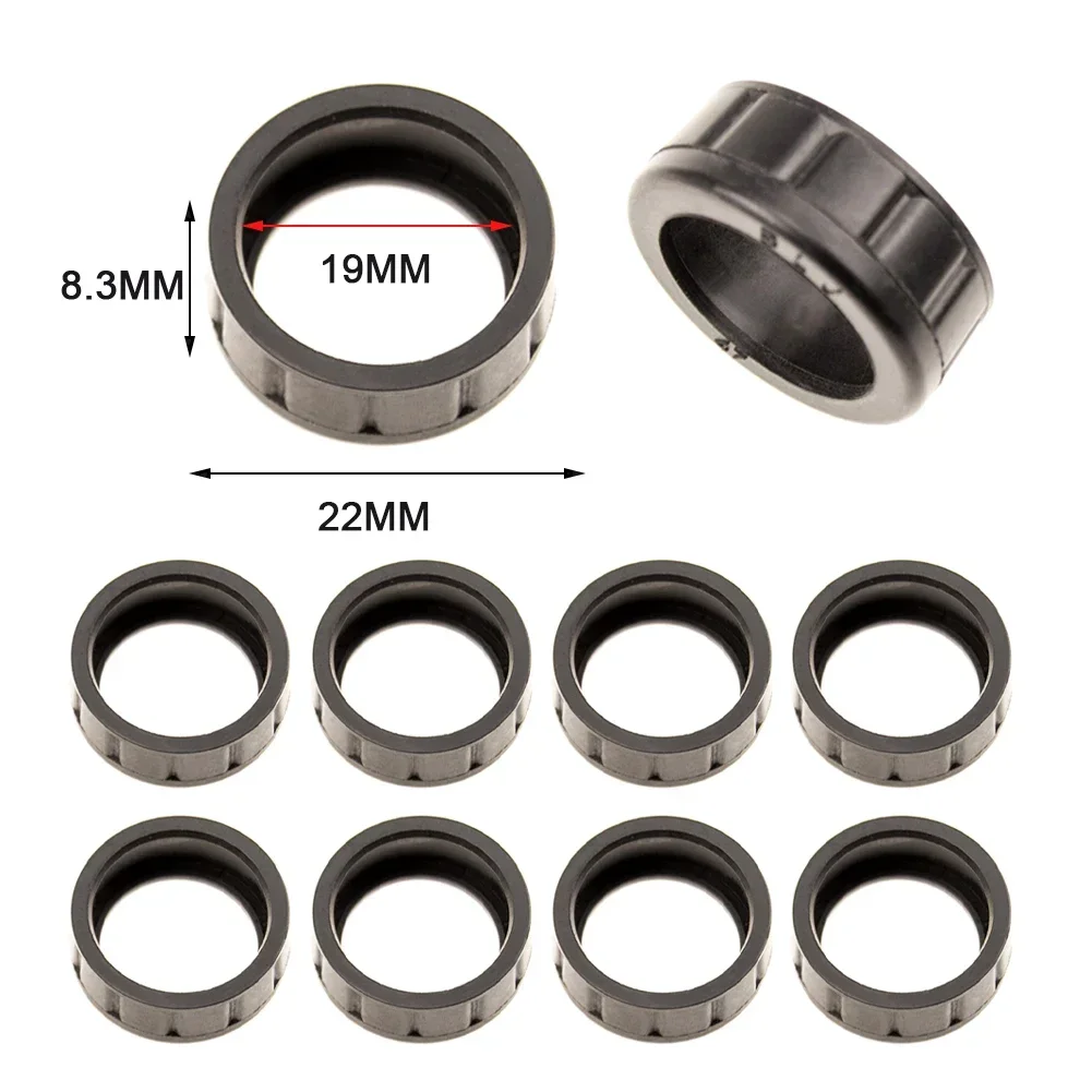 10pcs Bearing Rubber Sleeve Ring For 607 608 Angle Grinder Electric Hammer Tools Rubber Sleeve Ring Power Tools Parts