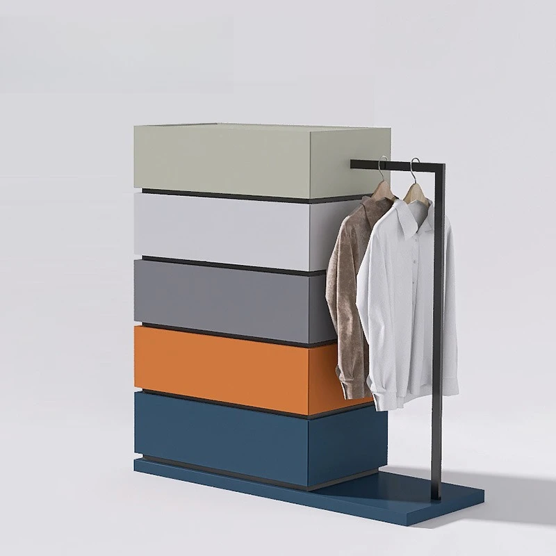 Italian minimalist chest, coat rack, bedside locker, modern dresser, storage floor hanger