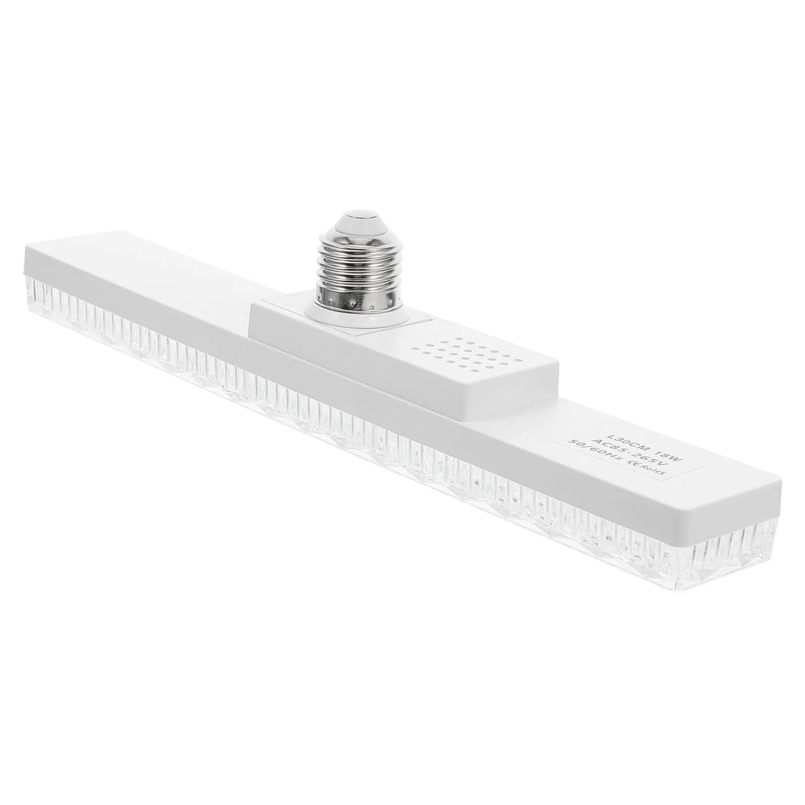 

Modern Rectangular 18W E27 LED Strip Light Bulb for Home Bathroom Living Room Ceiling Mount Fixture Bright White Crystal Vanity