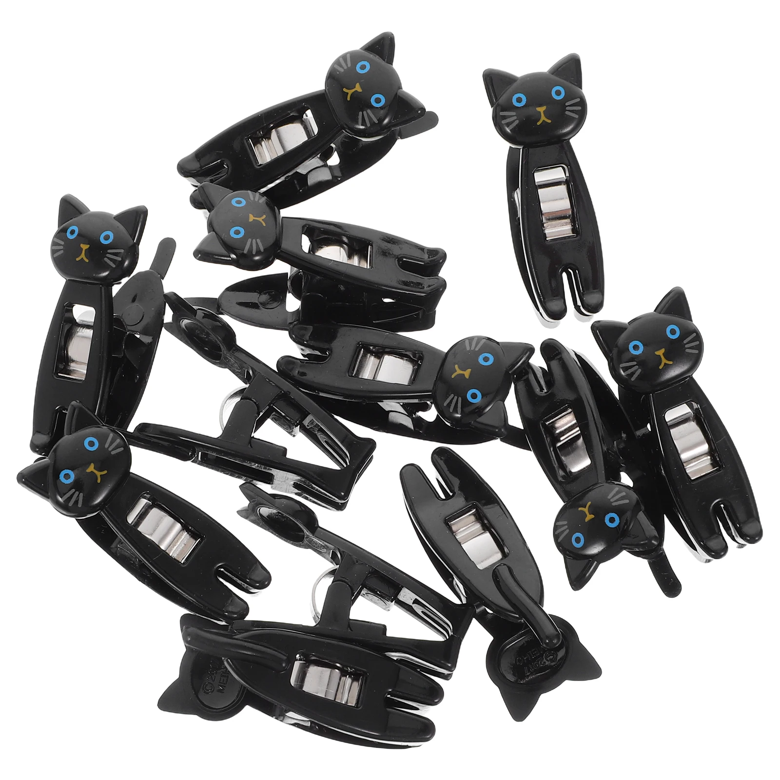 

12Pcs Cute Cartoon Paper Clips Colorful Multi Functional Memo Note Organizer Clip Food Bag Sealer for Office Home Travel Use