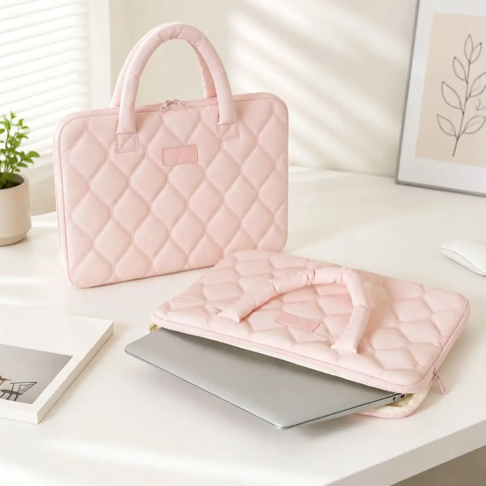 Durable Notebook Case 14 15 6 Inch Laptop Sleeve Bag Nylon Shockproof Protective Handbag Breathable For Daily Commute