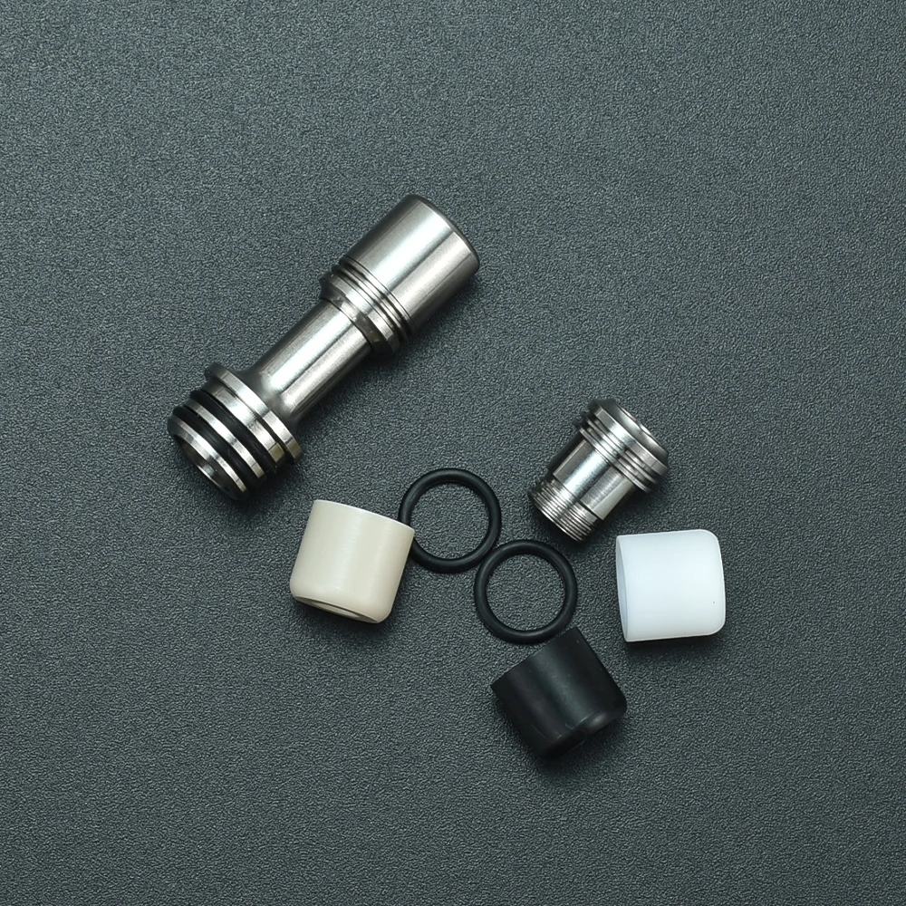 Vaporizador 510 MTL Drip Tip 316 Acero inoxidable pc pek Accesorios para atomizador de tanque de rosca 510 RTA RDA RDTA