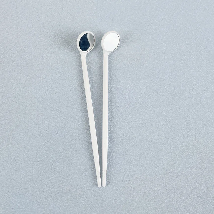 

Plastic Mirror Dental Oral Mirror Disposable Oral Mirror 100 Pieces Small Mirror Oral Examination Tool