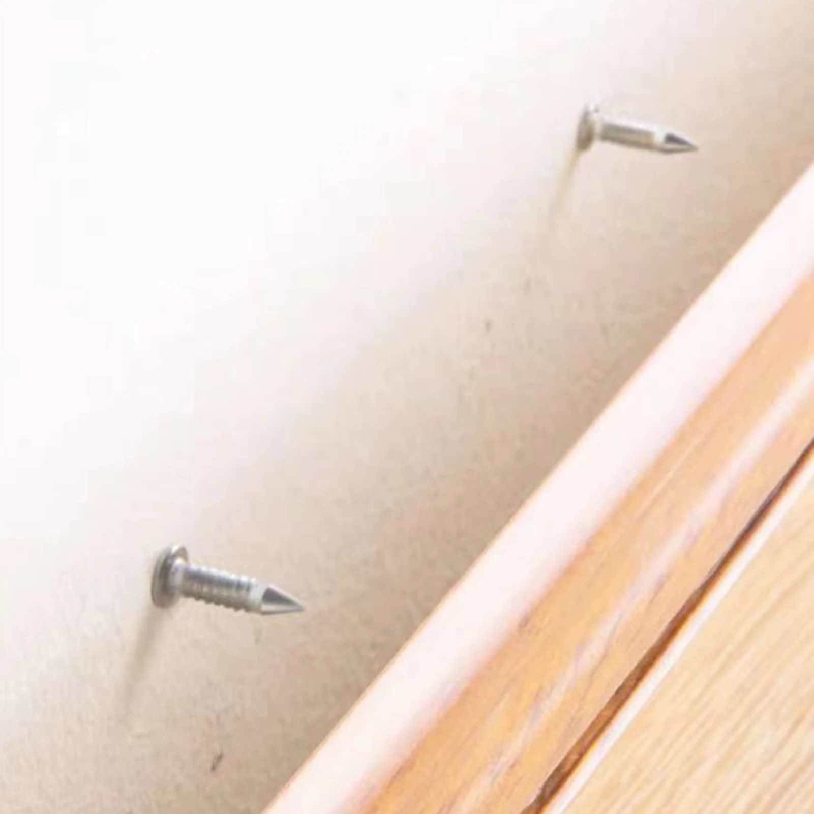 50/100pcs Double-HEAD รอบด้ายไม่มีรอยต่อเล็บสําหรับไม้ Baseboard ไม่มีรอยต่อเล็บเหล็กคาร์บอนเล็บฮาร์ดแวร์ 30 มม.