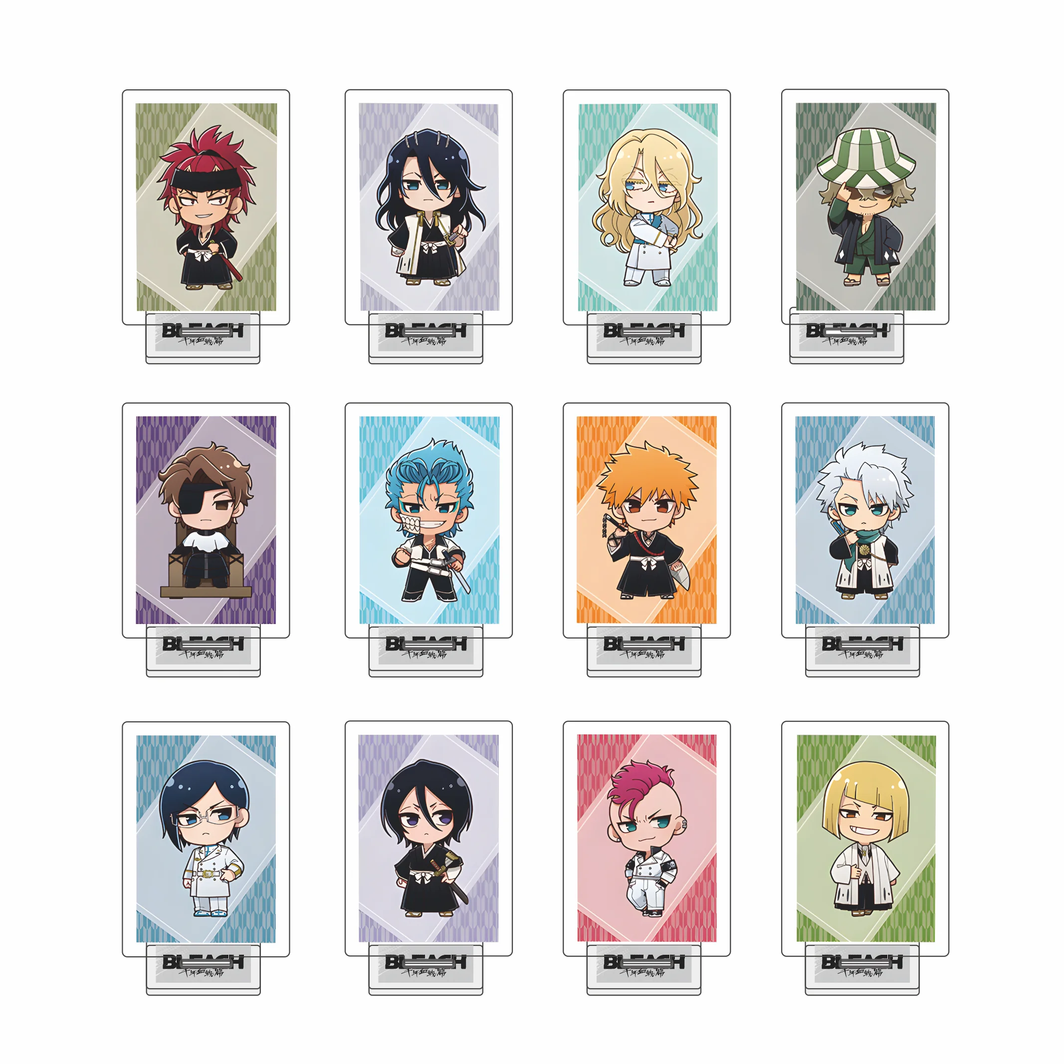 Anime BLEACH 10cm Acrylic Stand Ichigo Kurosaki Tabletop Decorations Accessories Decor Gifts Key chain