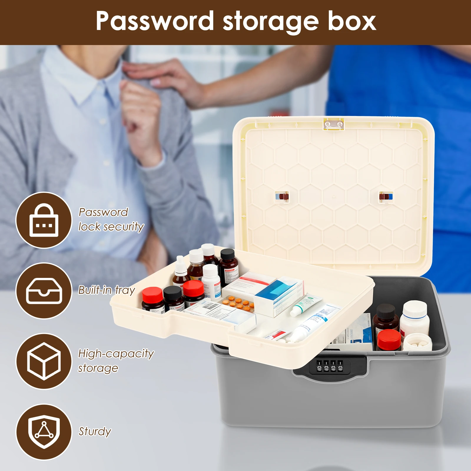 Digital Password Lock Safe Box - огляд і ціна Food Storage With Lock