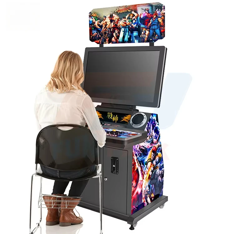 Recreation Games Arcade Equipment Coin Operated Retro Arcade Fighting Game Machine Street Fighter Arcade Machine