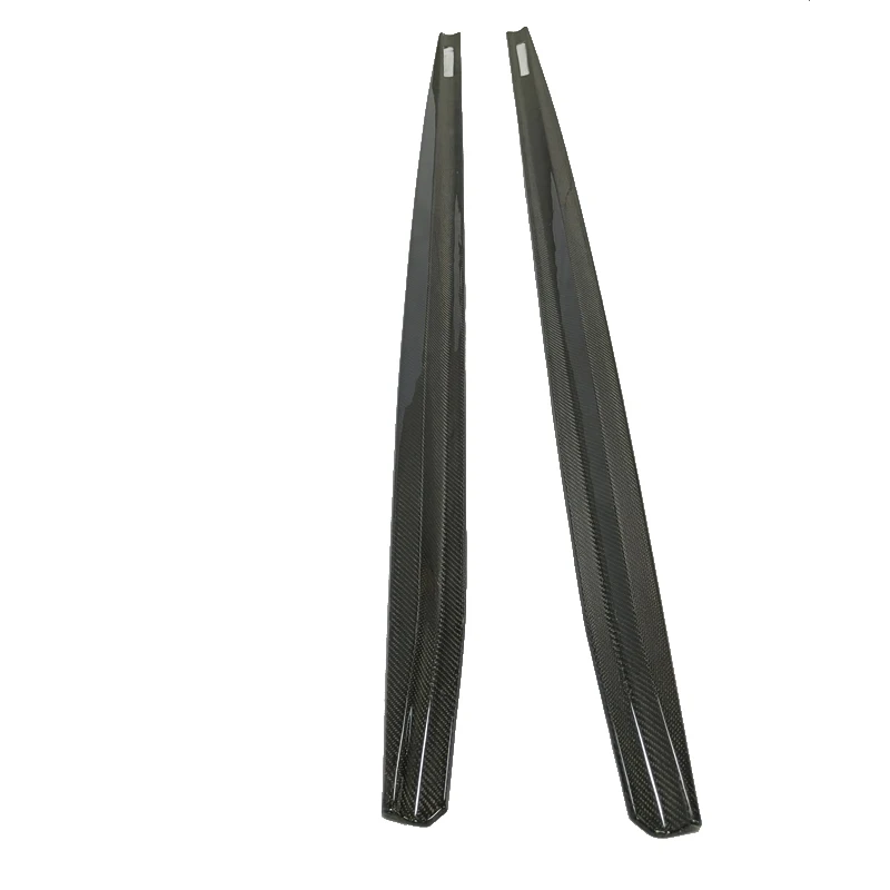 High-end Custom Body Kit For Old-to-New ConversionNew High Quality 425i 430i Carbon Fiber Side Skirt Lip With Exhaust For 4 Ser