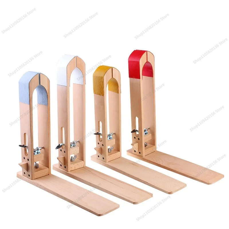 For DIY Leather Hand Sewing Wood Clamp Beech Adjustable Leather Stitching Holder