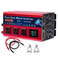 5500W 5000W 4000W Pure Sine Wave Inverter DC 12v To AC 110v/220v Voltage Converter Car Solar Power Inverter