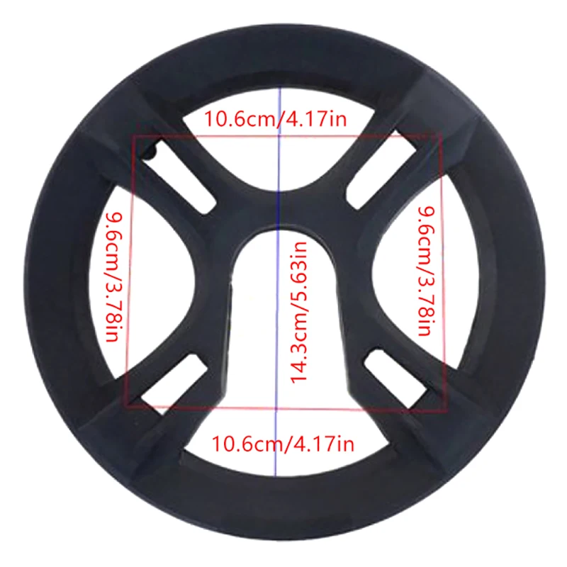 Protector de Cadena de Bicicleta de Alta Calidad, Práctico, Resistente y Duradero para Exteriores, Protector de Bielas de 4 Orificios, Protección para Bicicleta de Montaña