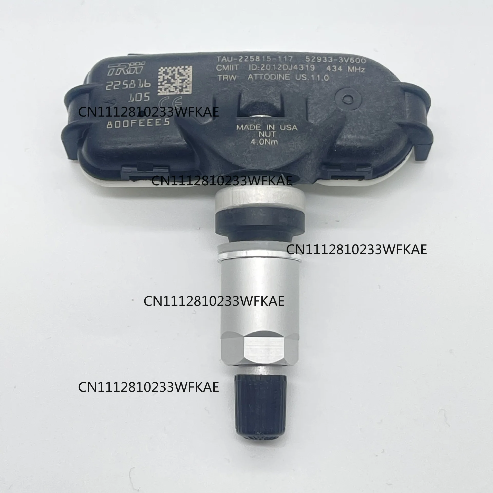 For Kia Cholima Tire Pressure Monitoring Sensor TPMS Automotive 52933-3V600, 433MHZ