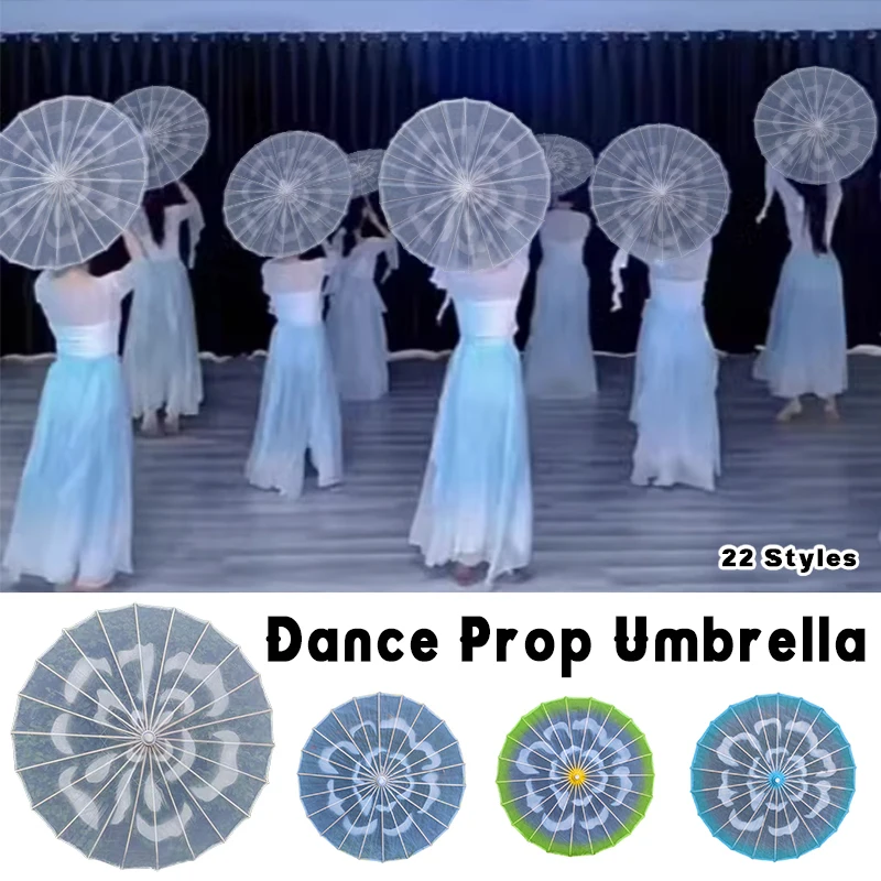 70 cm Transparent Seide Tuch frauen Tanz Regenschirm Chinesischen Folk Dai Dance Requisiten Regenschirm Bühne Festival Szene Layout Party decor