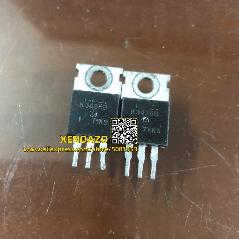 10pcs/lot K3435B 2SK3435 2SK3435B TO-220 MOSFET 80A 60V